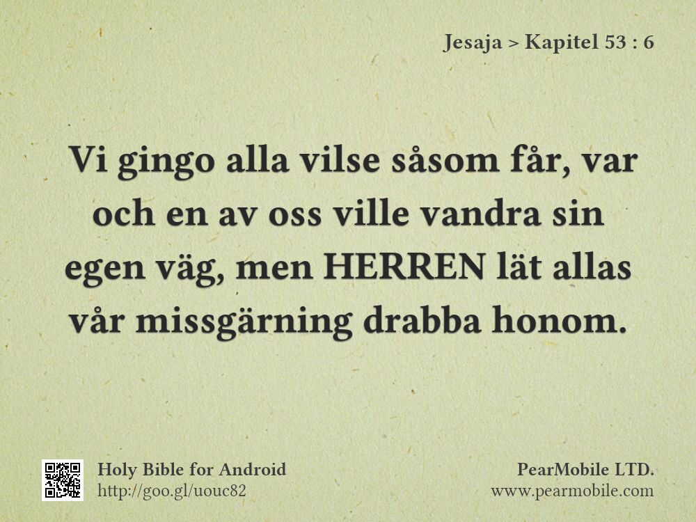 Jesaja, Kapitel 53:6